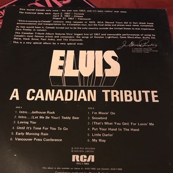 Authentic Elvis Presley signed record - Picture 3 of 3